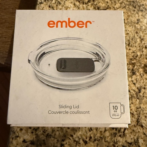 Ember 10 oz. Temperature Control Smart Mug 2 Sliding Lid Black Sealed NIB - Picture 2 of 3